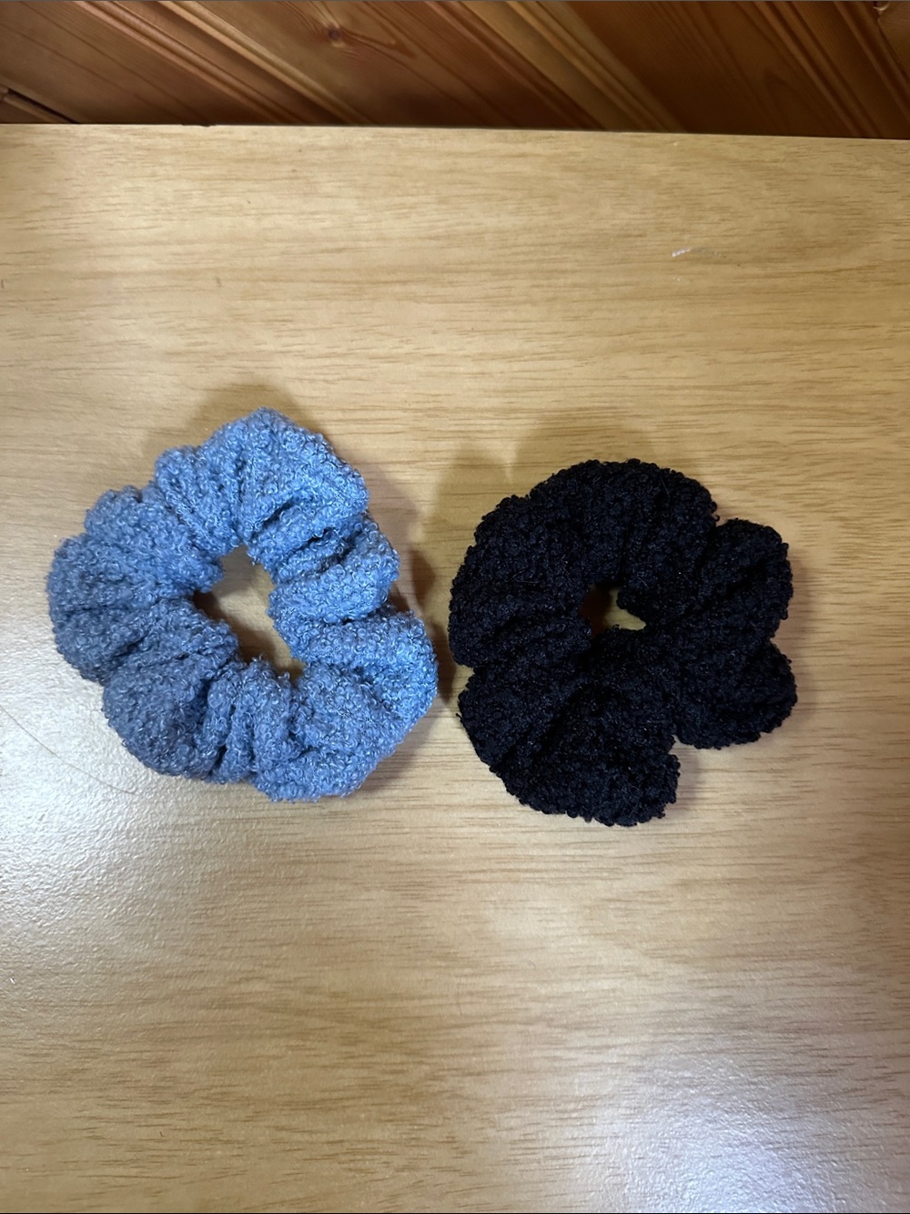 Assorted Soft Teddy Faux Sherpa Hair Scrunchies